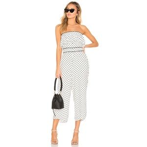 NWTLovers + Friends Carver Polka Dot Jumpsuit